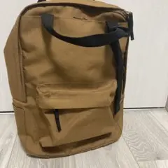 ブラウン シンプルバックパック