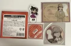 名探偵コナン カフェ ミニアクリルスタンド レトロVer. 毛利蘭 3点セット