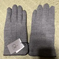 Calvin Klein グレー 手袋 Mサイズケンキ様
