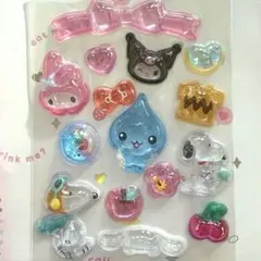 【正規品】 ボンボンドロップシール しずくちゃん　サンリオ　スヌーピーおすそ分け