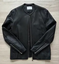 アダムエロペ　シングルライダースジャケット（SHEEPSKIN LEATHER）