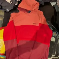 Champion クレイジーパターン プルオーバー パーカー M