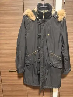 BURBERRY BLACK LABEL ノバチェック　モッズコート　バーバリー