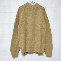 ユニクロ (M)　ミドルゲージ モックネック セーター　メンズ