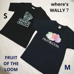 WALLY＆FRUIT OF THE LOOM プリントTシャツ2点セットのサムネイル