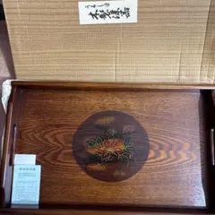讃岐漆器 讃岐角盆漆塗り木製 盆 2枚セット 蘭の絵柄 漆器風 讃岐漆器 讃岐角盆漆塗り木製 盆 2枚セット 蘭の絵柄 漆器風 - メルカリ