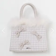 完売品 pium フリルリボンスクエアミニトートバッグ - メルカリ