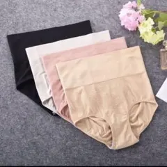 純綿美形ショーツお腹まで包む 産後 骨盤 矯正 補正下着【4枚セット】新品未使用