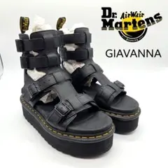 Dr.Martens ジャバンナ GIAVANNA 厚底 サンダル ブラック - メルカリ