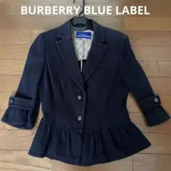 BURBERRY BLUE LABEL テーラードジャケット 38 ネイビー