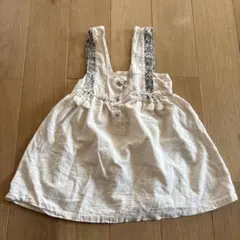 Cottoli アイボリー ジャンバースカート