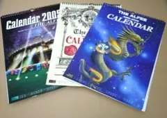 THE ALFEE 壁掛けカレンダー 2005年2006年2008年 3冊セットのサムネイル