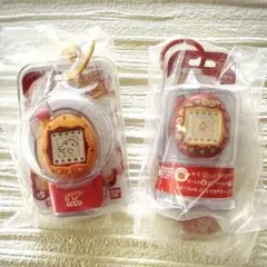 たまごっちカスタムキーリング　りんごれっど　モジモジおれんじ