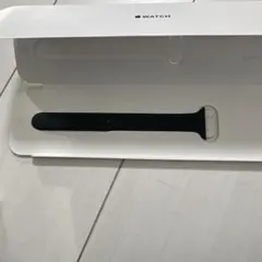 Apple Watch用 ブラック シリコンバンド 44mm 片側のみ　XL
