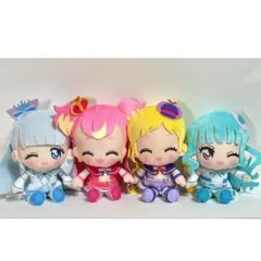 【わんぷり】コロっとまんまるぬいぐるみ　４点セット