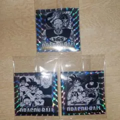 ドラゴンボールウエハース　40周年記念　3枚セット　箔ずれエラー