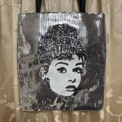 オードリー・ヘプバーン スパンコールトートバッグ