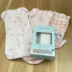 aden + anais スワドル　3点セット 0-3m