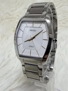 SEIKO ドルチェ 8J41-0AH0 稼働品 純正ブレス ホワイト文字盤 - メルカリ
