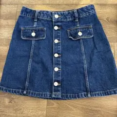 zara デニム ミニスカート