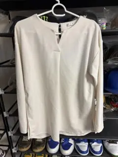 GLACIER ホワイト 長袖シャツ M