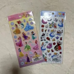 ディズニープリンセスシールセット 2パック　ペタペタシール
