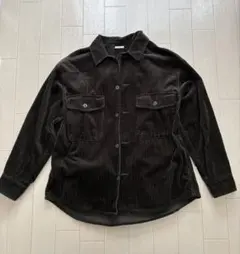 GU XL コーデュロイ ジャケット ダークブラウン