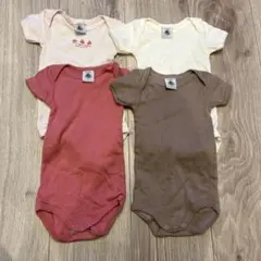 プチバトー　半袖ロンパース　60 まとめ売り