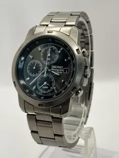 SEIKO Chronograph alarm 7T62-0BE0 Titan