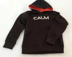 送料込み☆匿名発送　SHISKY ブラック パーカー CALM　130サイズ