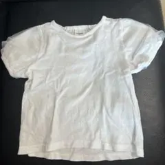ホワイトパフスリーブTシャツ 95cm CHERIER