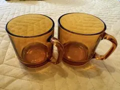 【専用】DURALEX アンバー　マグカップ2個セット