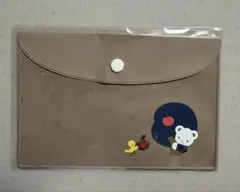 ♡新品未使用♡《ファミリア》クリアケース　ブラウン