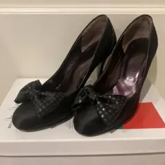 銀座銀座かねまつ　22.5  リボンパンプス