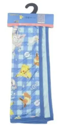【新品】ポケモン　冷感ケット　85×115cm　　ブルー　接触冷感　タオルケット