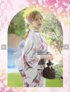 1人で着れるワンピース浴衣2WAY 浴衣 ワンピースセット あやめ柄 1人で着れるワンピース浴衣2WAY 浴衣 ワンピースセット あやめ柄