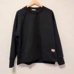 JaVa ジャバコラボ 滑らか＆ 艶やか。 ゆったり ダンボール ニット 黒