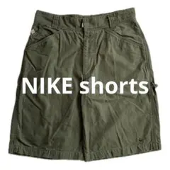 Nike Olive Green shorts pants リップストップ　生地