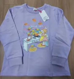 新品 KP ニットプランナー ミミちゃん 130 トレーナー　ラベンダー