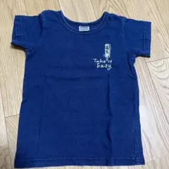 f.o.kids 110 デニム風　Tシャツ