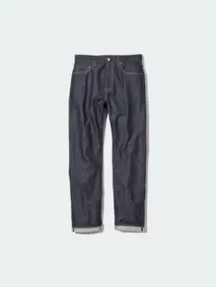 W29！UNIQLOユニクロ レギュラーフィットジーンズ/セルビッジデニム 赤耳