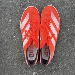  ADIZERO 陸上スパイク オレンジ adidas ADIZERO 陸上スパイク オレンジ23センチ - メルカリ