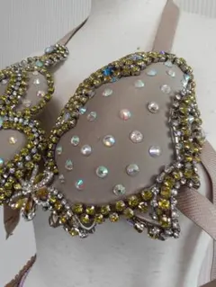 BellyStars ベリーダンス　細身　ブラベルト衣装　スカート2枚付き