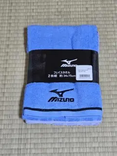 MIZUNO フェイスタオル 2枚組 約34×75cmのサムネイル