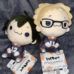 [新品タグ付き] ハイキュー!! もちぴこぬいぐるみ③ 月島蛍　山口忠