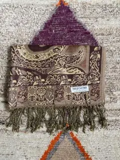 PASHMINA シルク ペイズリー柄 ストール