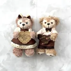 ダッフィー シェリーメイ ぬいぐるみバッジ　バレンタイン　ホワイトデー