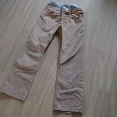 MPS ベージュ ストレート ストレッチパンツ サイズ120