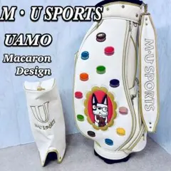 M・U SPORTS マカロン＆アーモ キャディバッグ ホワイト レディース