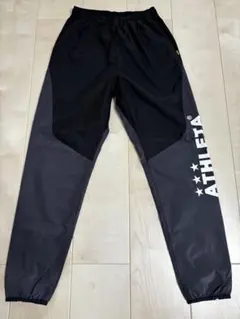 【美品】ATHLETA ピステパンツ Ｌサイズ 黒／グレー
